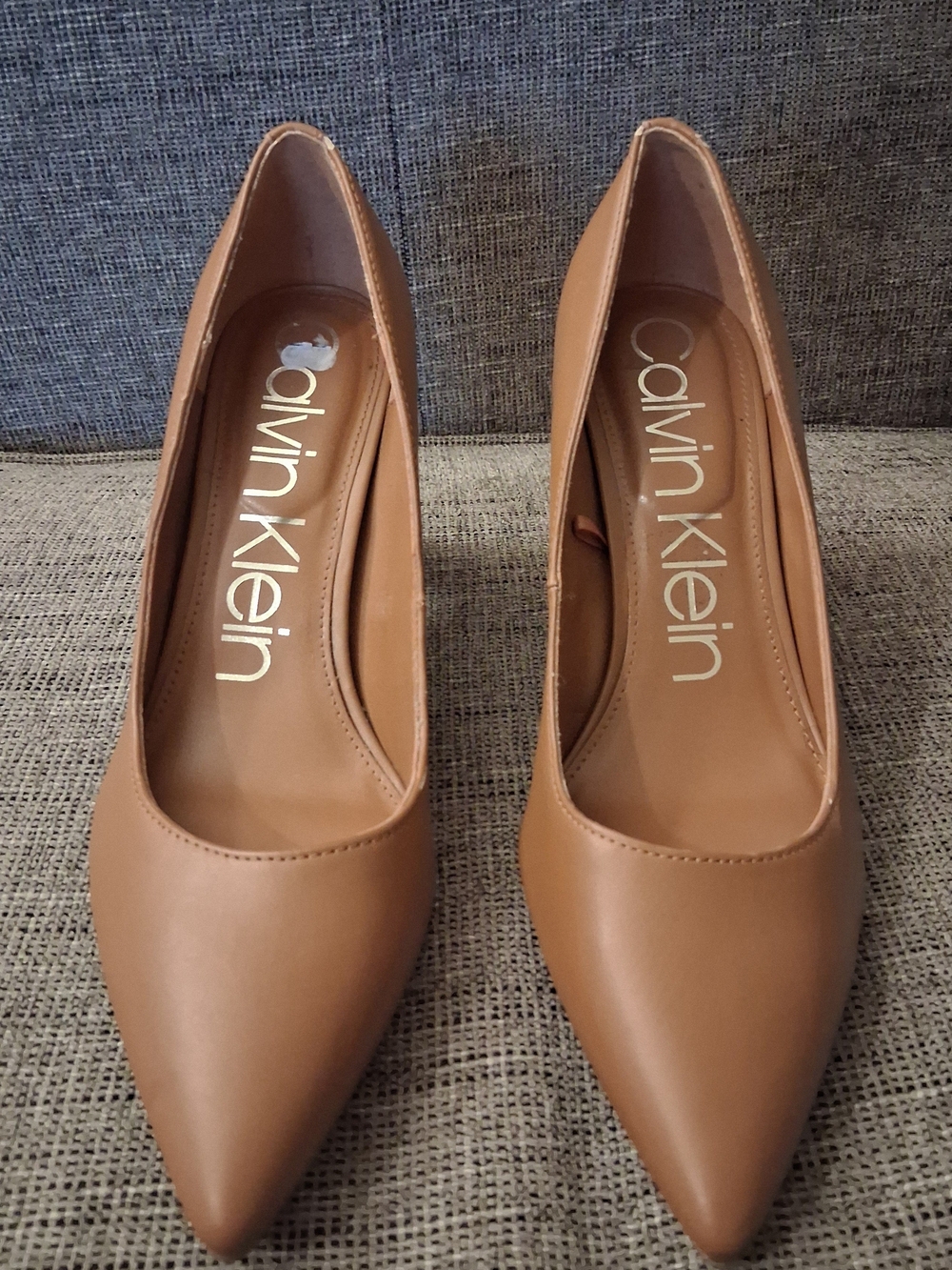 Calvin Klein Women's Tan Pointed Toe Pumps